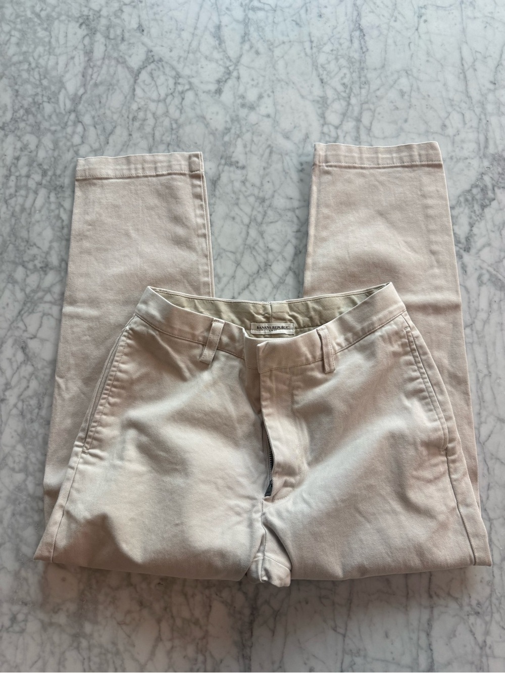Banana Republic Light Beige Chinos